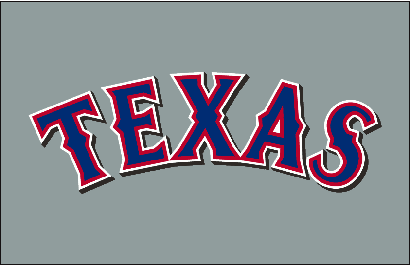 Texas Rangers 2001-2013 Jersey Logo t shirts iron on transfers